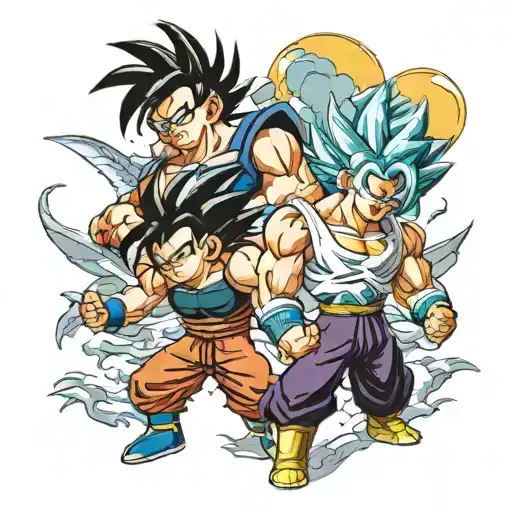 Dbz Vegeta Trunks Goku Broly Dragon Ball