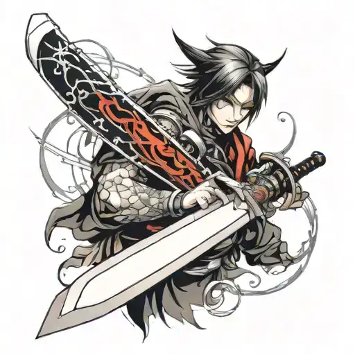 Cyber Katana Surrounded