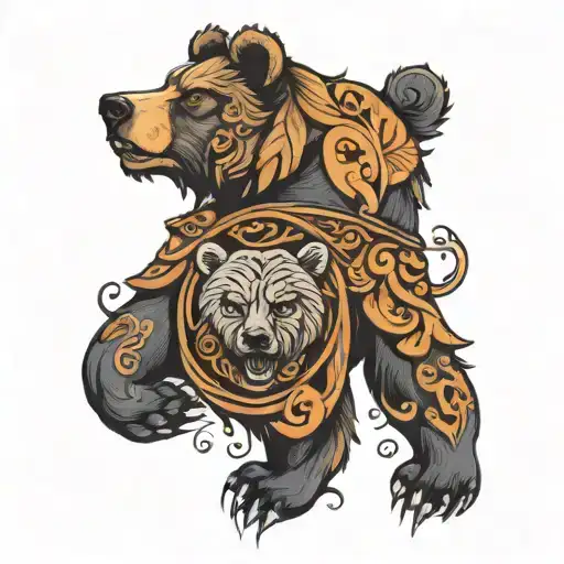 Pallionesia On The Upper Back Of The Bear