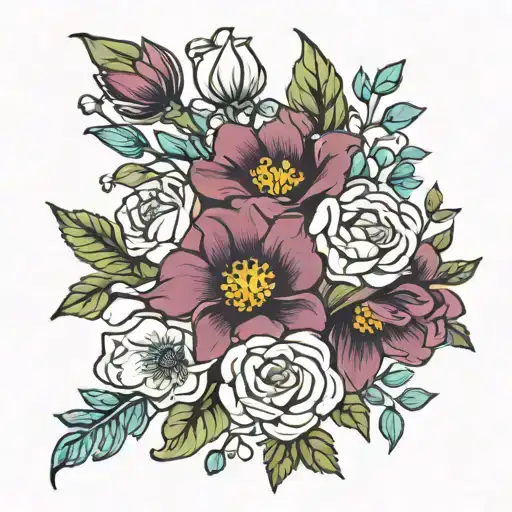 Birth Flower Bouquet