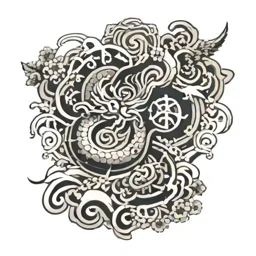 Gara Japanese Symbol