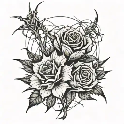 Fine Line Thorns Wire