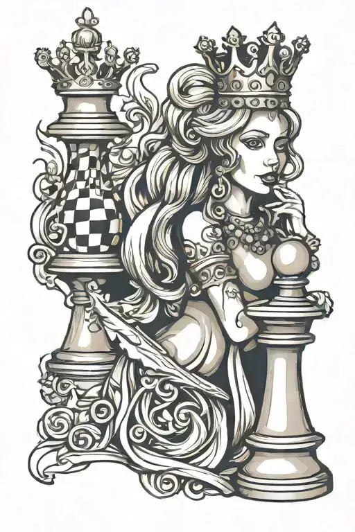 Chess Queen Chess Piece Is Important