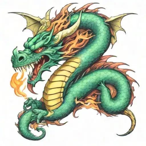 Dragon Breathing Fire