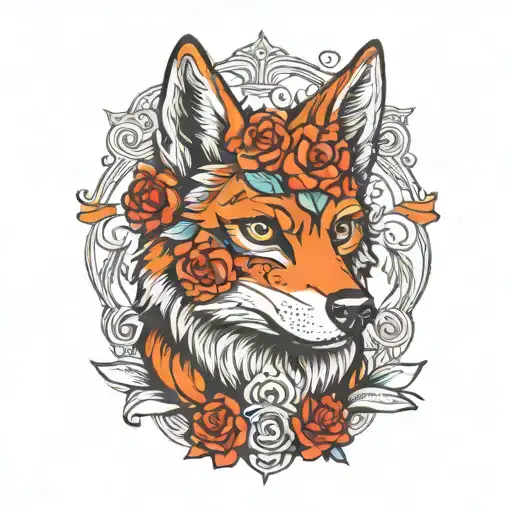 Wolf Sitting And Inside The Tradition Of The Day Of The Dead