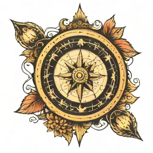Classic Fibonacci Style Compass
