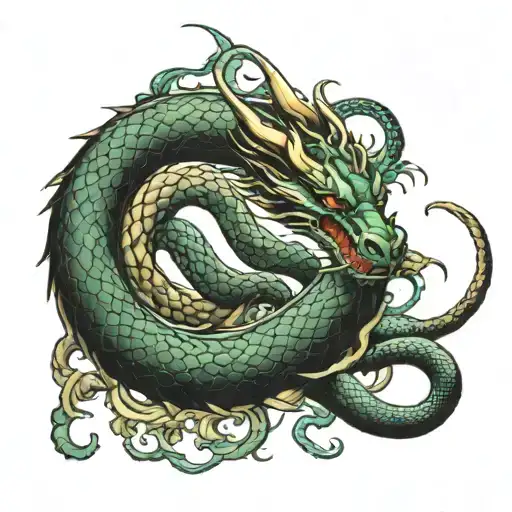 Dragon And Snake Combination