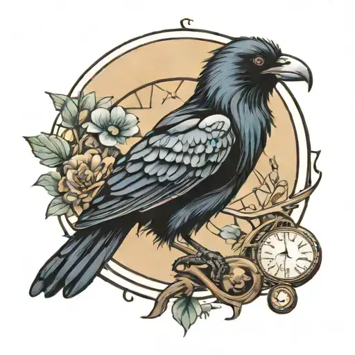 Libra Zodiac Raven
