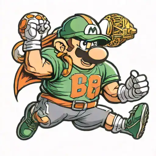 Kirby From Super Mario In A Trevor Lawrence Jersey Sucking A Lombardi Trophy