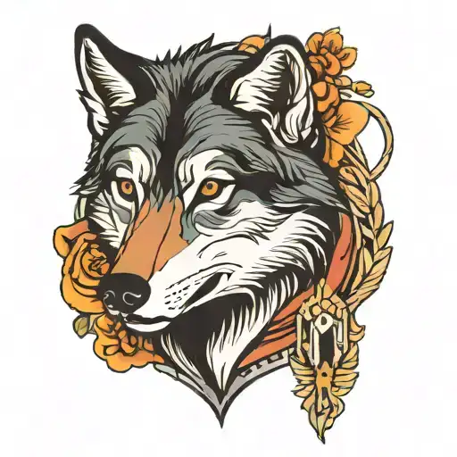 Rhodes And Hudson Bay Wolf