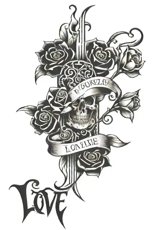 Love Yourz Vertical Text