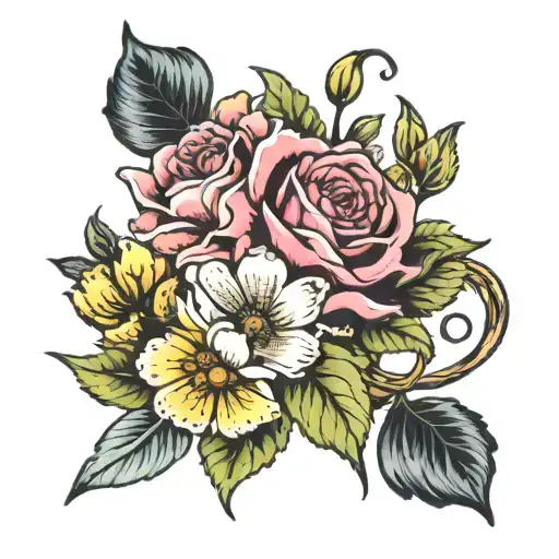 Birth Flower Bouquet