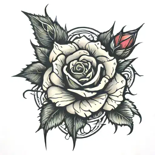 Among Thorns The Rose Pierced Me