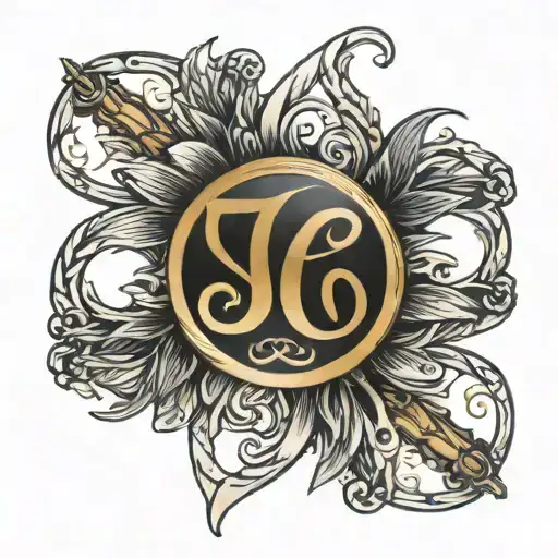 Bullets Infinity Symbol With Initials Slc Clc