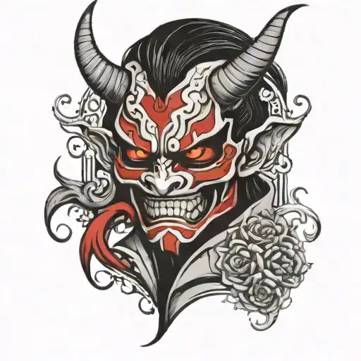 Demon In A Hanya Mask