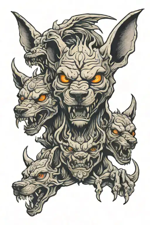 3 Headed Demon Dog