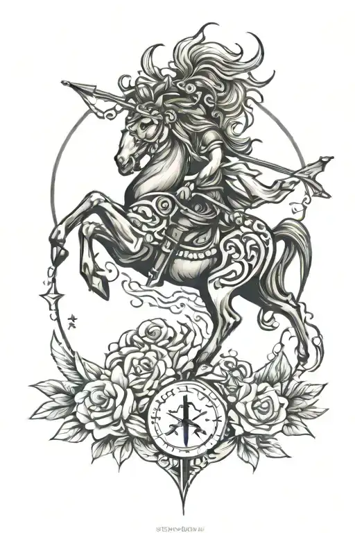 Sagittarius Zodiac Sign For Under Ear