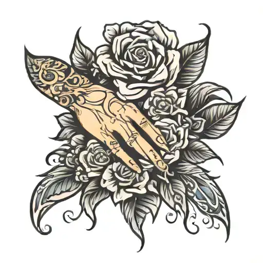 Loss Of Mother Holding Hands