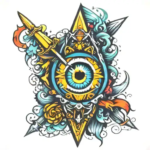 Dagger Trippy Eye Popping