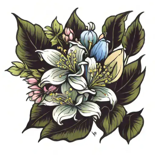 May Birth Flower Bouquet