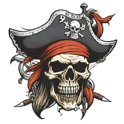 Skull Pirate Minimalist