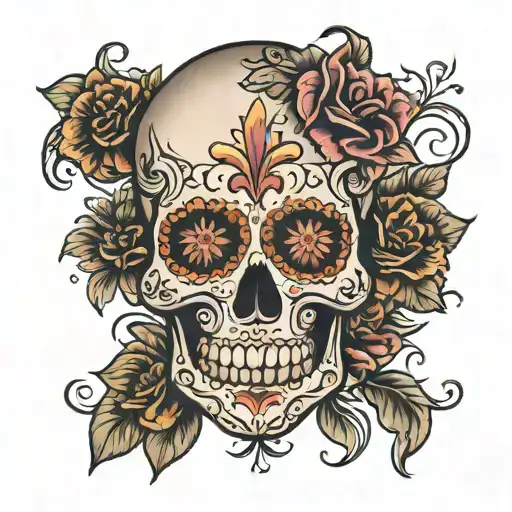 Sugar Skull Mysterious And Dark