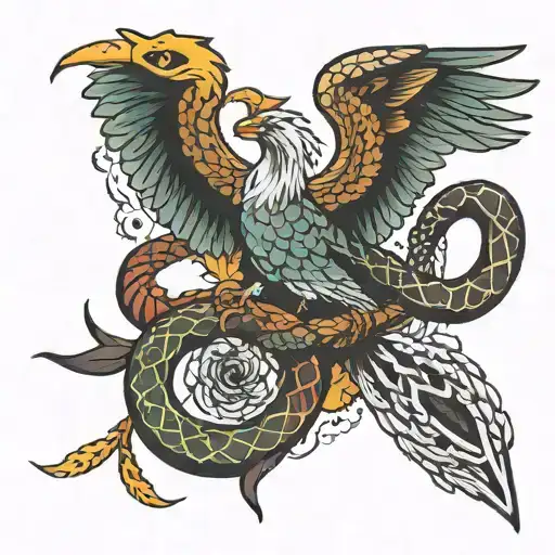 Snake And Eagle