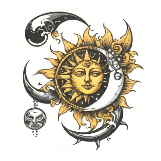 Sun And Moon Unique