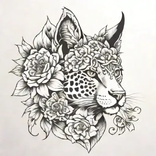 Animal With Flower On Head