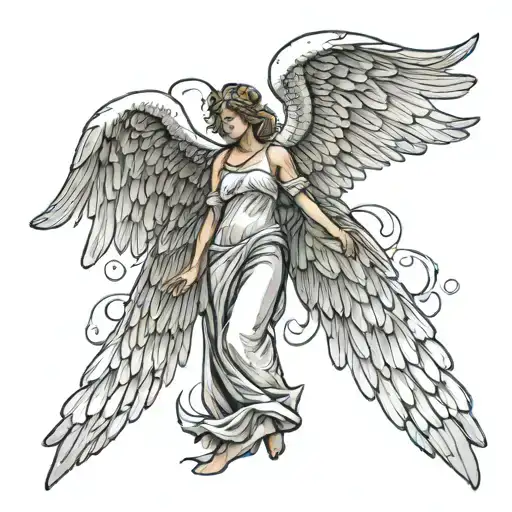 Angel Spread Wings