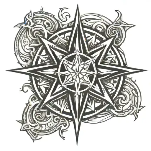 Spiritual 9 Pointed Star As Per Hinduism