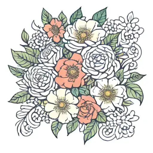 Birth Flower Bouquet