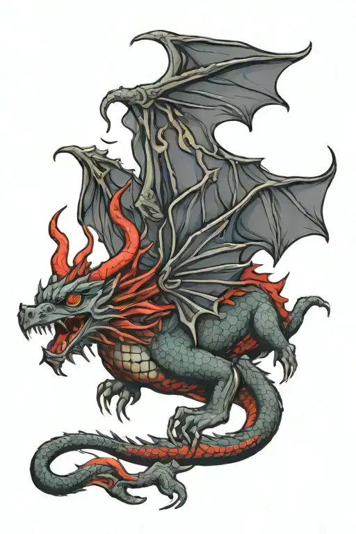 Red Dragon Doo Wales