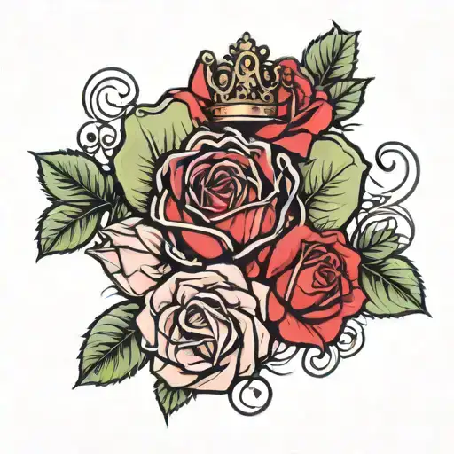 Rose With Crown
