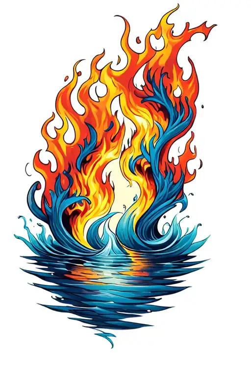 Water And Fire Together