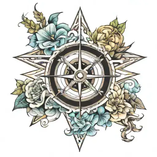 Compass Rose Wrapped