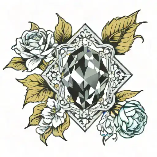 Diamond Birthstone Interact With August Birth Flower
