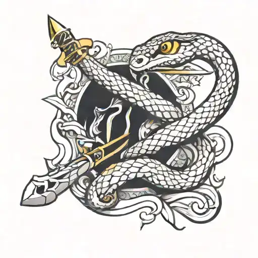 Snake And Sword