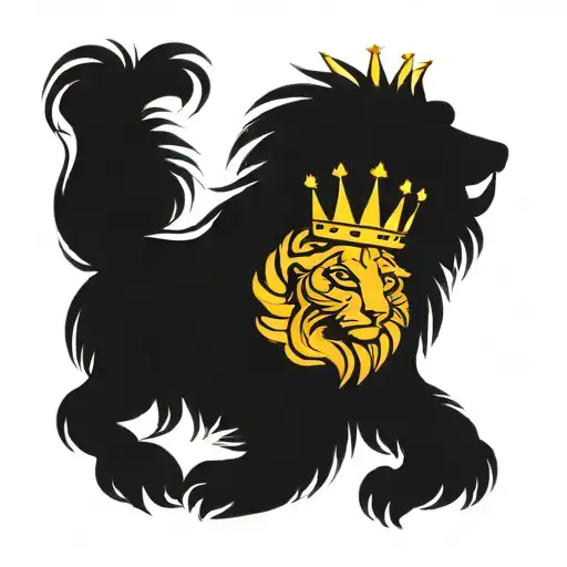 Leo Symbol With Crown