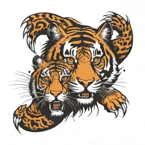 Ferocious Tiger Eyes Hugary And Lethal Poetz For Life