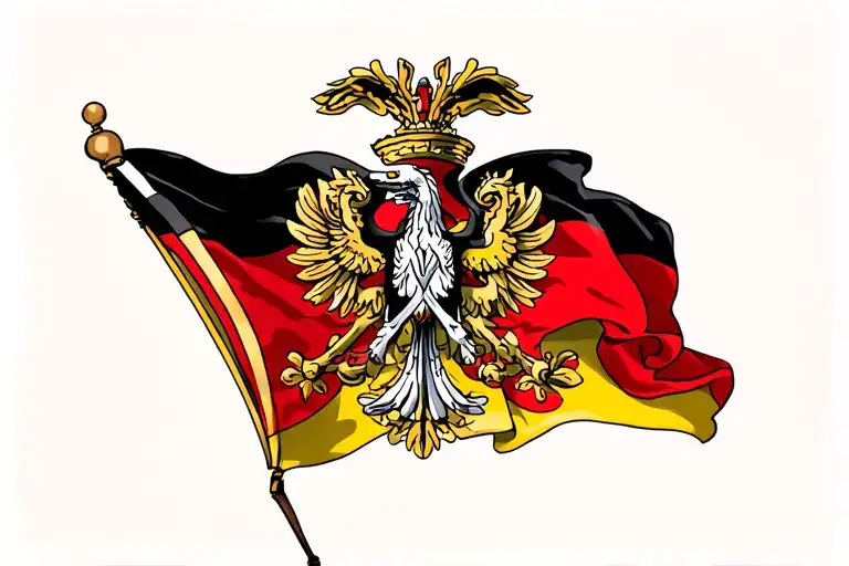German Flag Military