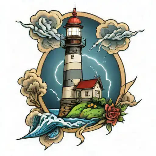 Lighthouse Storm