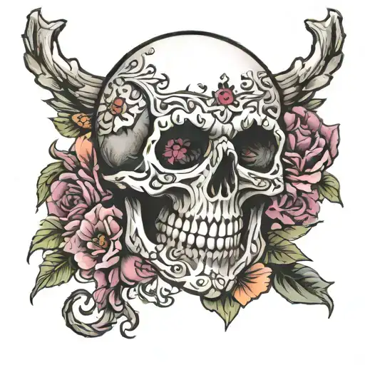 Skull Wearing