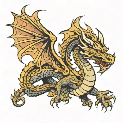 Dragon With Wings