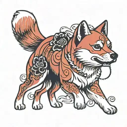 Shiba Inu Red Dog