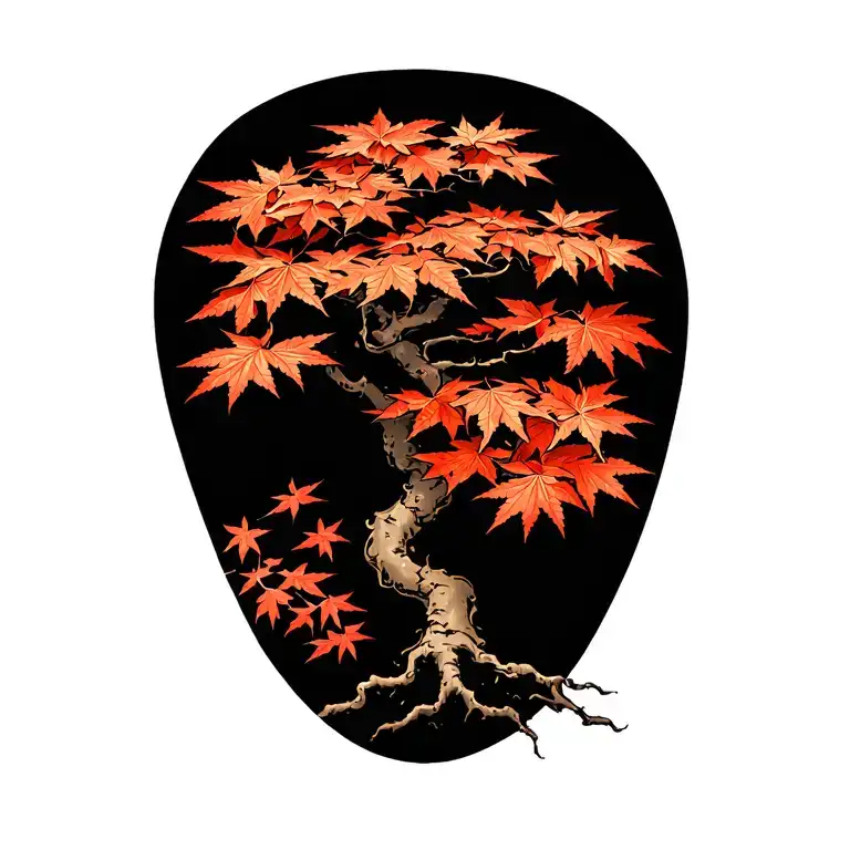 Japanese Maple Tree With Leaves