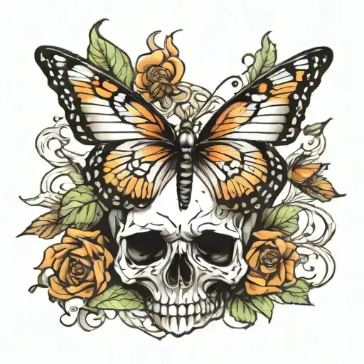 Butterfly Skull