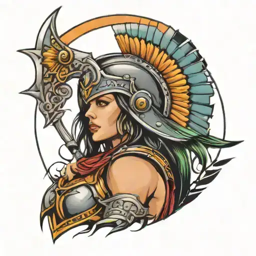 Female Spartan Warrior