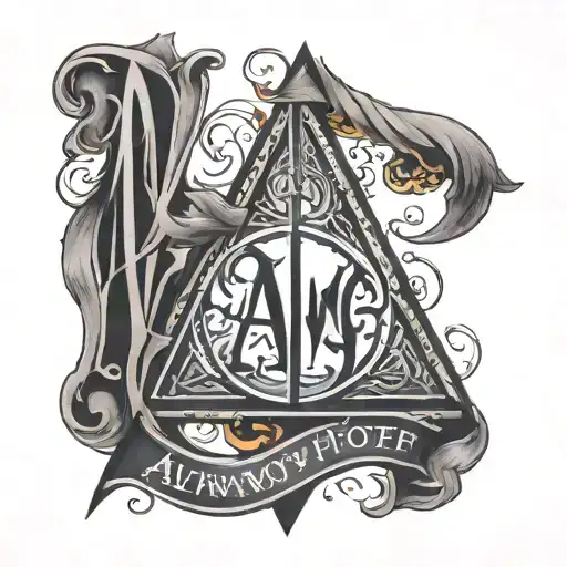 The Word Always With A Harry Potter Symbol Incorporated