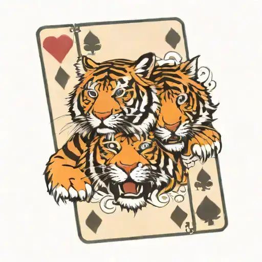 Tiger And Ace Card
